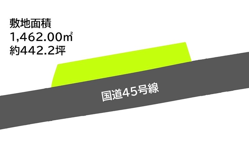 2048　上北郡六戸町大字折茂字下田表　土地 間取図・土地図