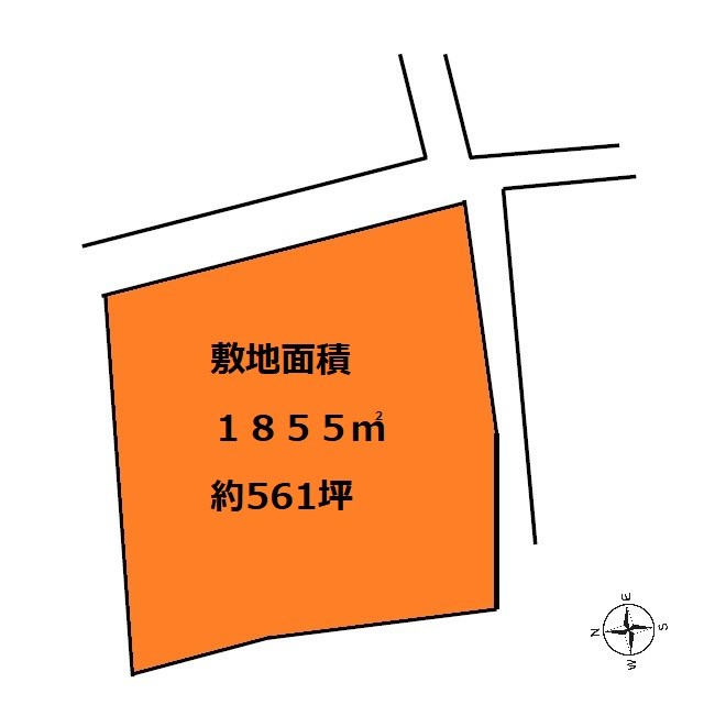 2131　青森県上北郡おいらせ町一川目１丁目　土地 間取図・土地図