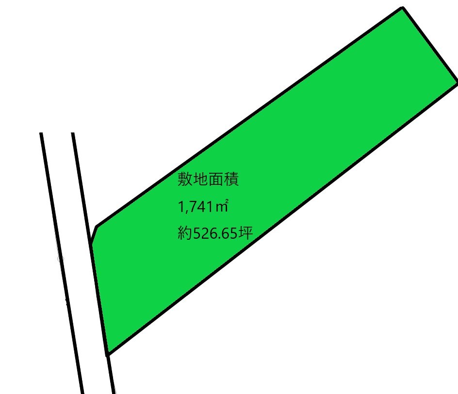 2136　八戸市大字鮫町字古馬屋　土地 間取図・土地図