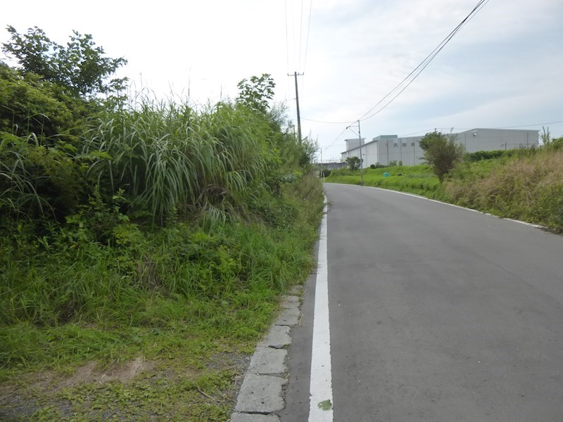 2136　八戸市大字鮫町字古馬屋　土地 現地写真（前面道路含む現地写真）