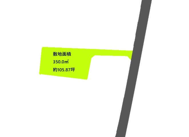 2156　青森県八戸市大字沢里字沢里山　土地 間取図・土地図
