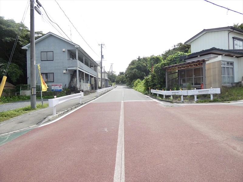 2176　三戸郡階上町蒼前西３丁目　土地 現地写真（前面道路含む現地写真）