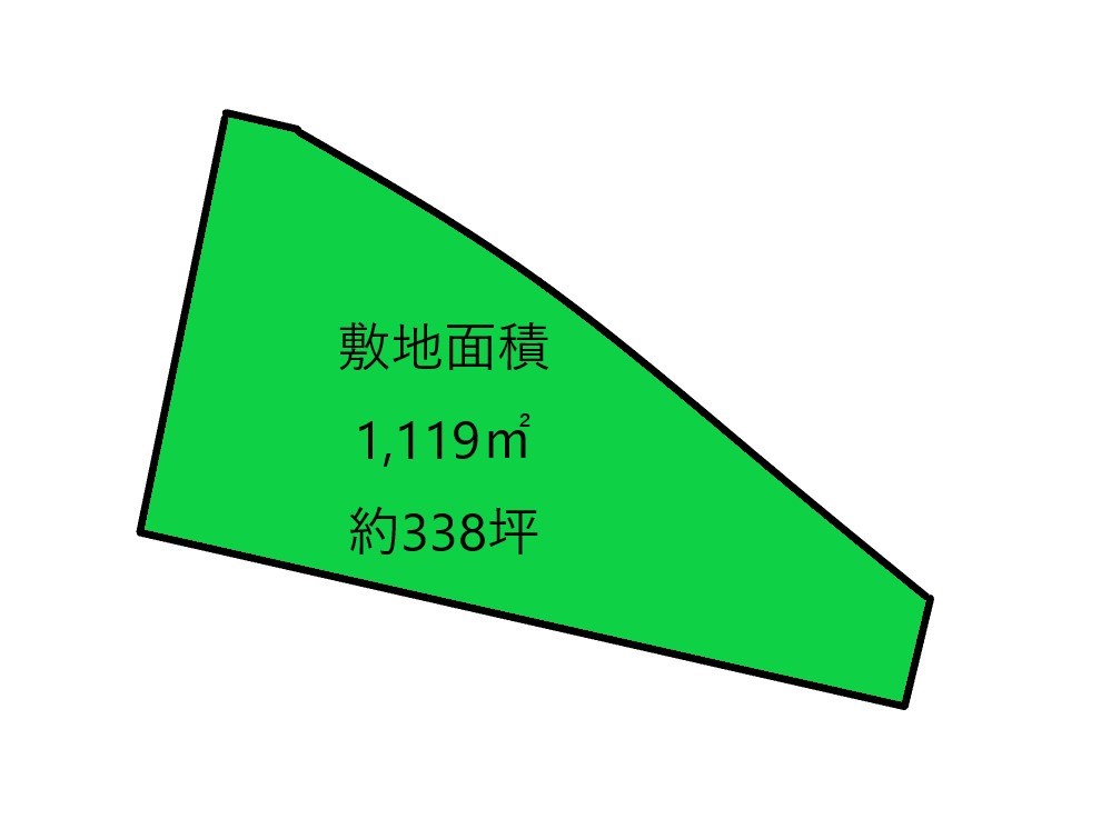 2193　三戸郡階上町蒼前東2丁目 間取図・土地図