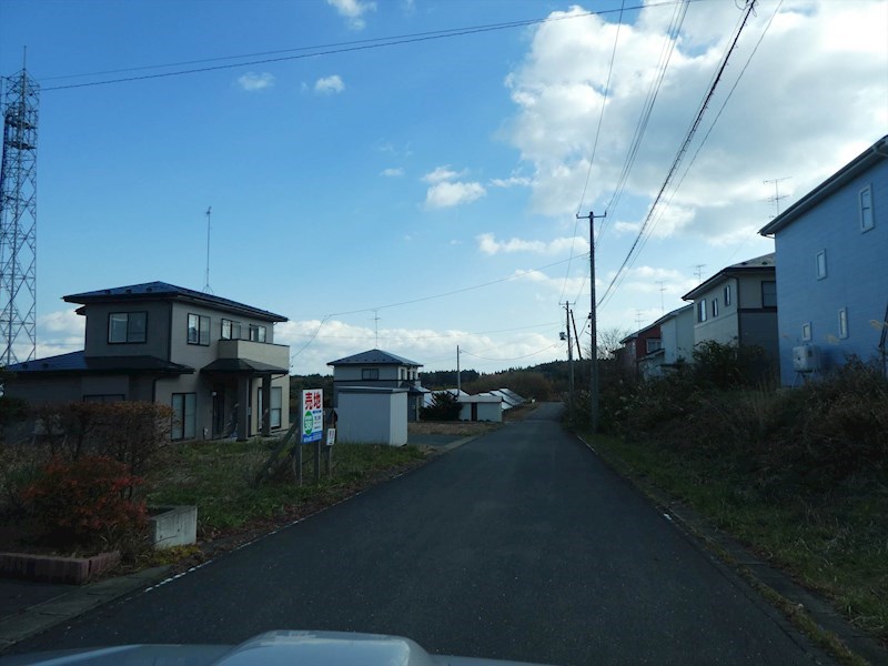 2284　階上町大字道仏字横沢山　土地 現地写真（前面道路含む現地写真）