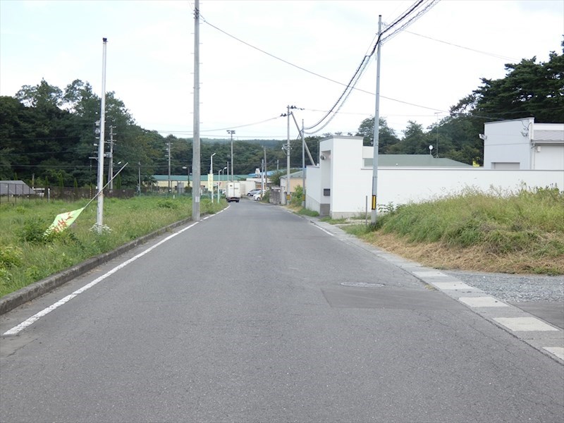 2428　三戸郡階上町蒼前西一丁目9-699　土地 現地写真（前面道路含む現地写真）
