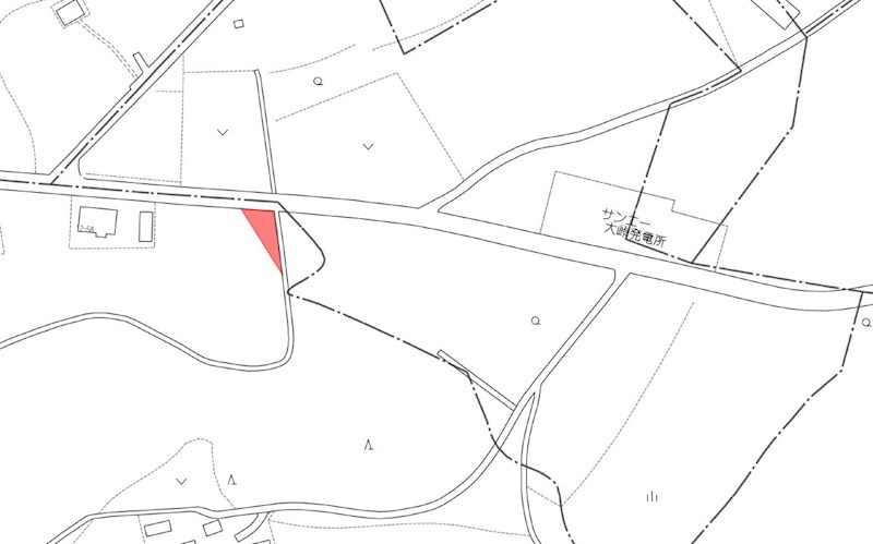 2518　階上町大字金山沢字大峠38-4 現地案内図