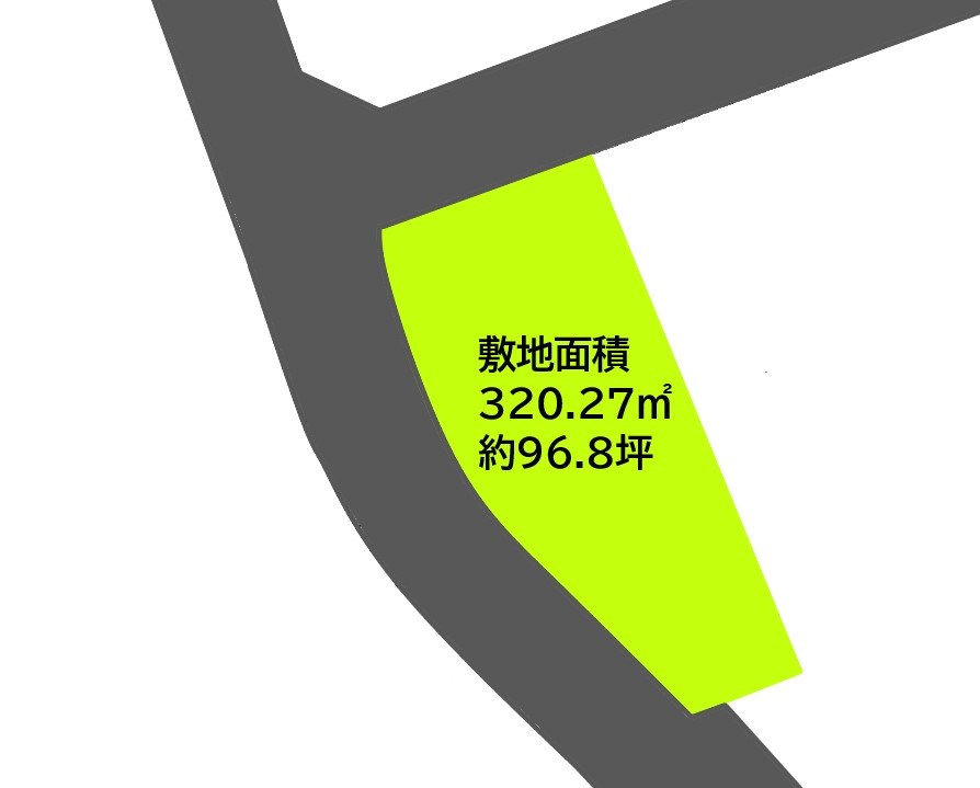 2558　三戸郡南部町埖渡東あかね　土地 間取図・土地図