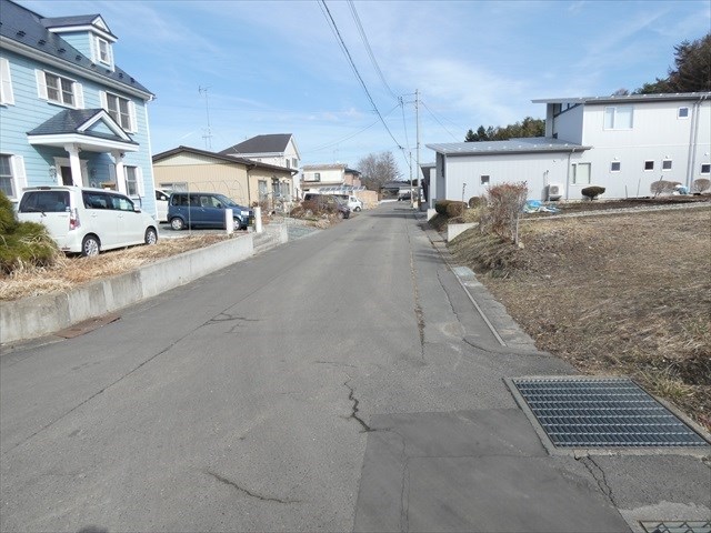 2558　三戸郡南部町埖渡東あかね　土地 現地写真（前面道路含む現地写真）