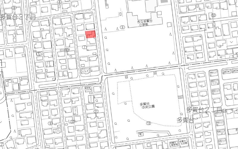 5529　八戸市多賀台3丁目　A棟　新築住宅 現地案内図
