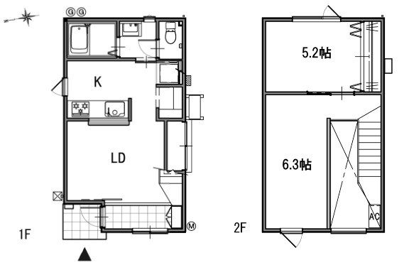 5555　八戸市大久保字下大久保DC・A棟　建売住宅※ただ今商談中です 間取図・土地図