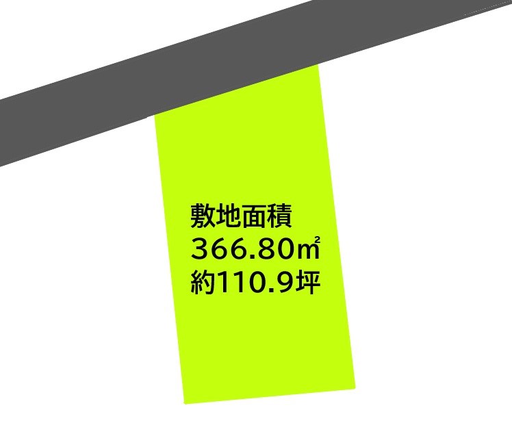 2573　八戸市多賀台2丁目　土地※ただ今商談中です 間取図・土地図