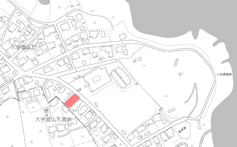 2578　三戸郡階上町道仏廿一　土地 現地案内図