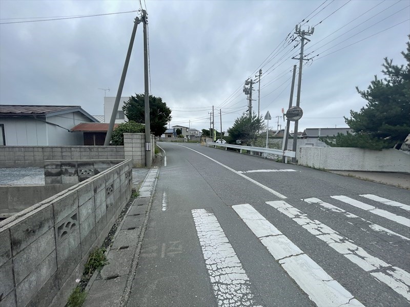 2578　三戸郡階上町道仏廿一　土地 現地写真（前面道路含む現地写真）