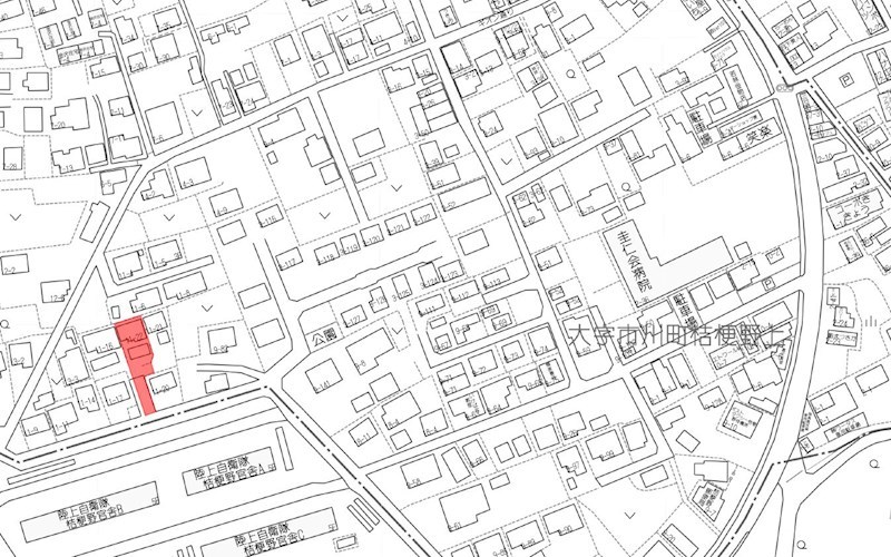 5605　八戸市大字市川町字桔梗野上　中古住宅 現地案内図