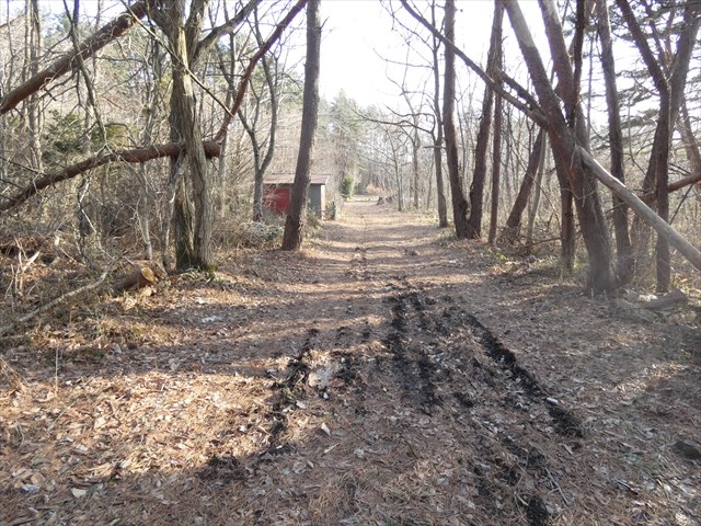 2586　八戸市大字大久保字大山　土地 現地写真（前面道路含む現地写真）