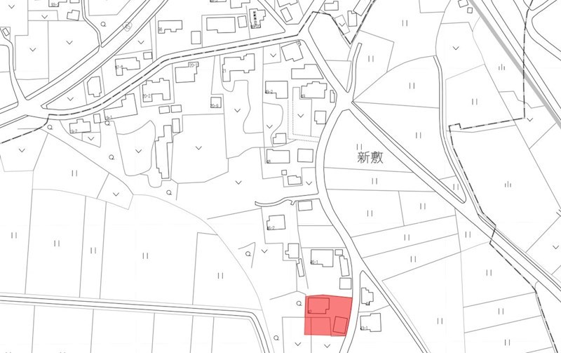 5635　上北郡おいらせ町新敷　中古住宅 現地案内図