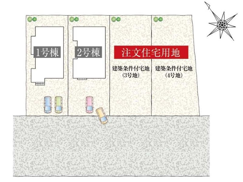 5640　タマタウン類家Ⅱ　1号棟　新築分譲住宅 全体区画図