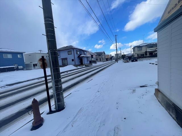 5640　タマタウン類家Ⅱ　1号棟　新築分譲住宅 現地写真（前面道路含む現地写真）