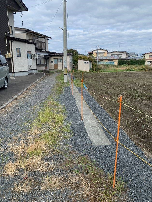 2600　八戸市江陽5丁目①　土地 現地写真