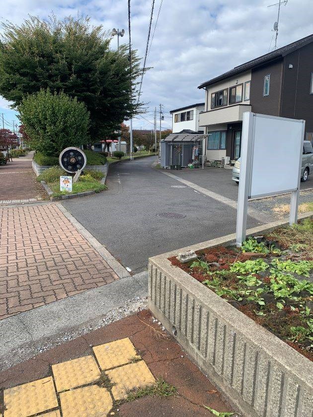2602　八戸市江陽5丁目⑤　土地 現地写真（前面道路含む現地写真）