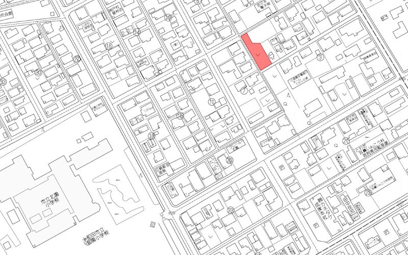 2608　十和田市西十一番町　土地 現地案内図