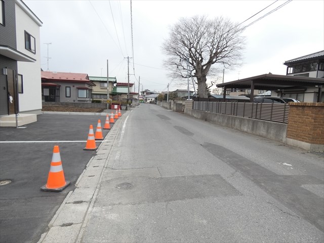 5673　八戸市長苗代内舟渡・A棟　建売住宅 現地写真（前面道路含む現地写真）