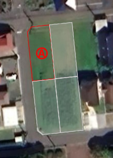 2619　三沢市堀口一丁目　土地　A区画※ただ今商談中です 間取図・土地図