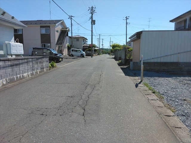 2627　八戸市松ケ丘・B　土地※ただ今商談中です 現地写真（前面道路含む現地写真）