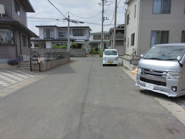 5688　クレイドルガーデン八戸市長苗代第12　新築分譲住宅　1号棟 現地写真（前面道路含む現地写真）