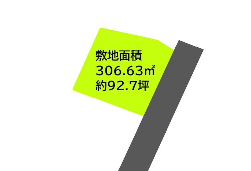 2633　八戸市大字妙字犬森　土地 間取図・土地図