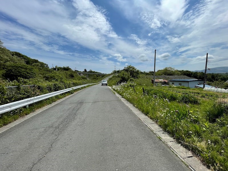2633　八戸市大字妙字犬森　土地 現地写真（前面道路含む現地写真）