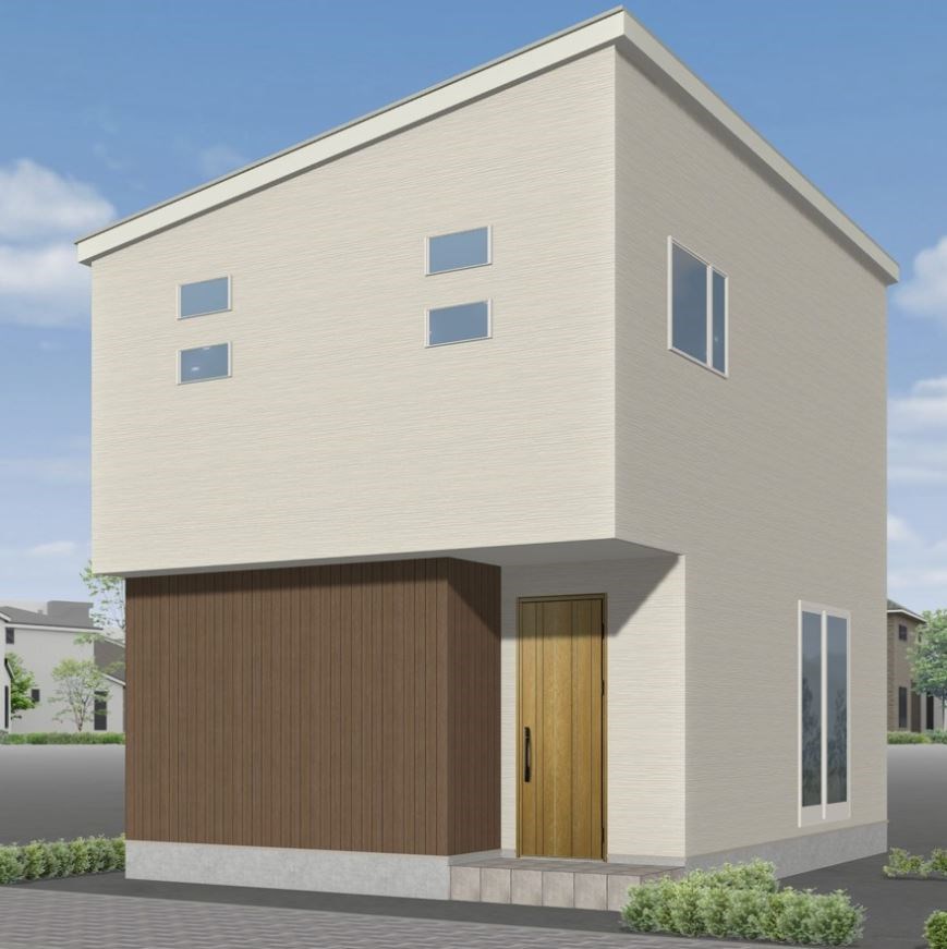 5714　八戸市江陽1丁目・A棟　建売住宅 完成予想図（外観）