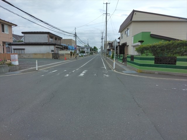 5722　クレイドルガーデン十和田市西十二番町第2　新築分譲住宅　1号棟 現地写真（前面道路含む現地写真）