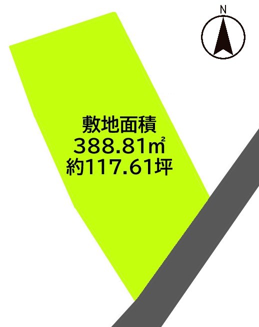 2637　八戸市大字市川町字桔梗野　土地 間取図・土地図
