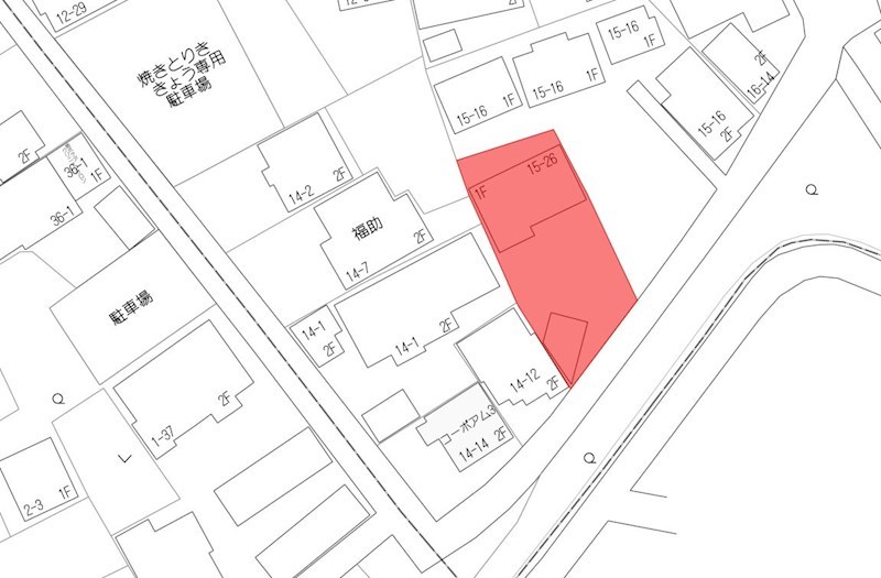 2637　八戸市大字市川町字桔梗野　土地 現地案内図
