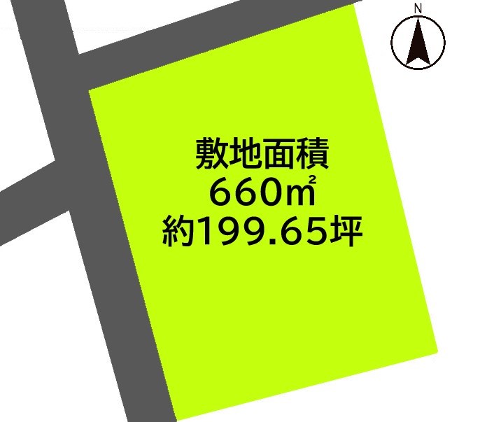 2639　上北郡おいらせ町一川目１丁目　土地 間取図・土地図