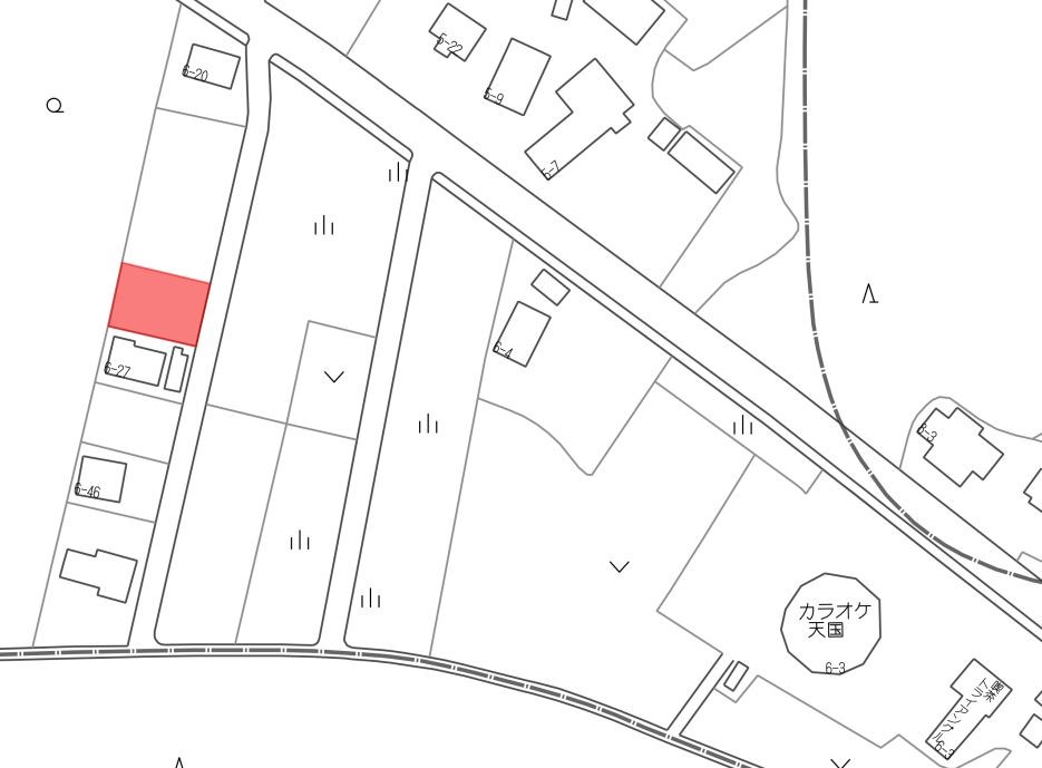 2643　三戸郡階上町大字道仏字天当平　土地 現地案内図