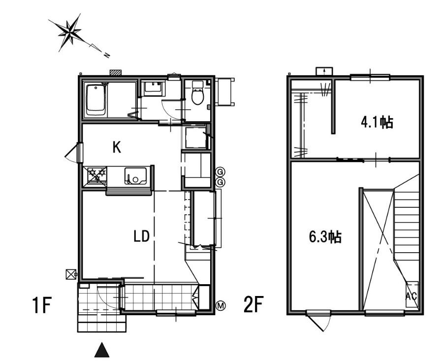 5735　十和田市東十一番町lV　DC-ｓⅠ　建売住宅 間取図・土地図