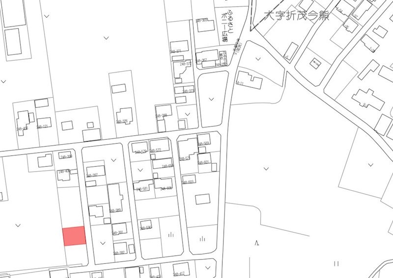 5755　上北郡六戸町大字折茂字今熊　中古住宅 現地案内図