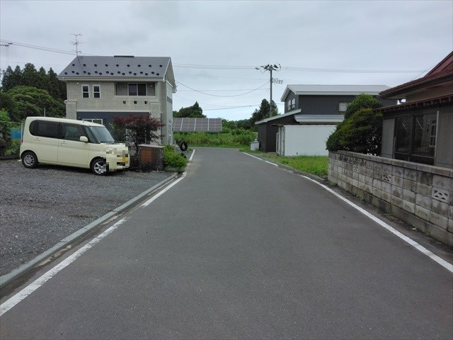 2648　三戸郡階上町蒼前東7丁目　土地 現地写真（前面道路含む現地写真）