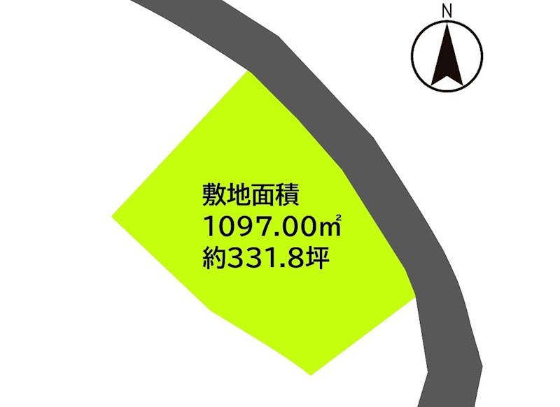 2651　八戸市大字鮫町字金屎　土地 間取図・土地図