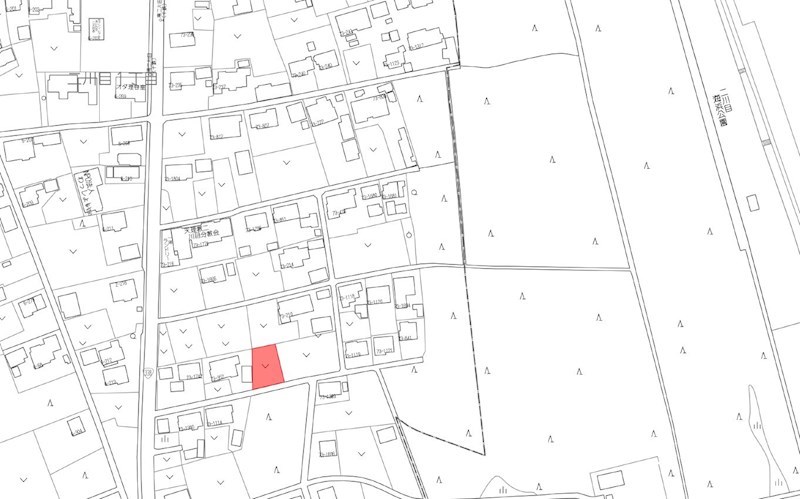 2658　上北郡おいらせ町二川目1丁目　土地 現地案内図