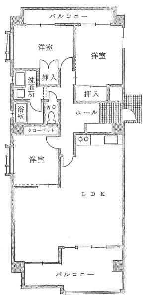 アベニュー楠町Ａ棟 間取図・土地図