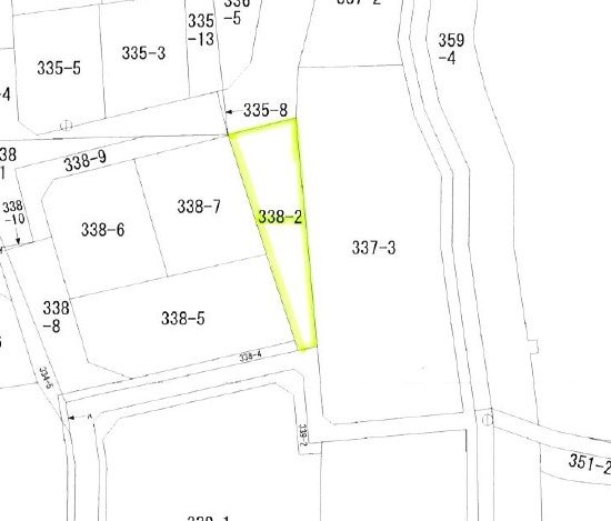 入間市野田物件　元加治駅徒歩5分 間取図・土地図