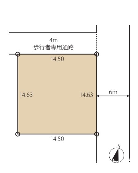 佐倉市南ユーカリが丘20-1　建築条件付宅地 間取図・土地図