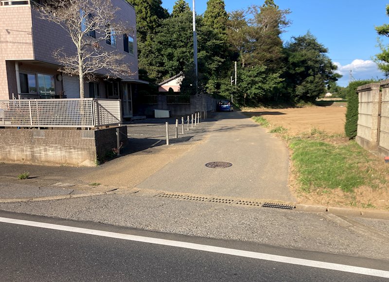 千葉県山武郡芝山町小池1339 現地写真（前面道路含む現地写真）