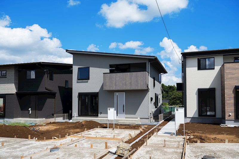 新築戸建　BeauGarden富里葉山【全30邸】　No7 現地写真（庭）