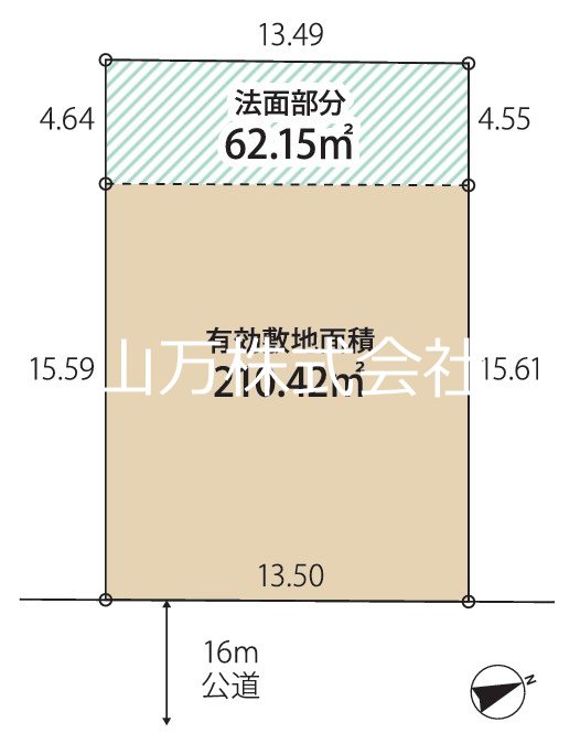 佐倉市ユーカリが丘1-1-1　建築条件付宅地 間取図・土地図