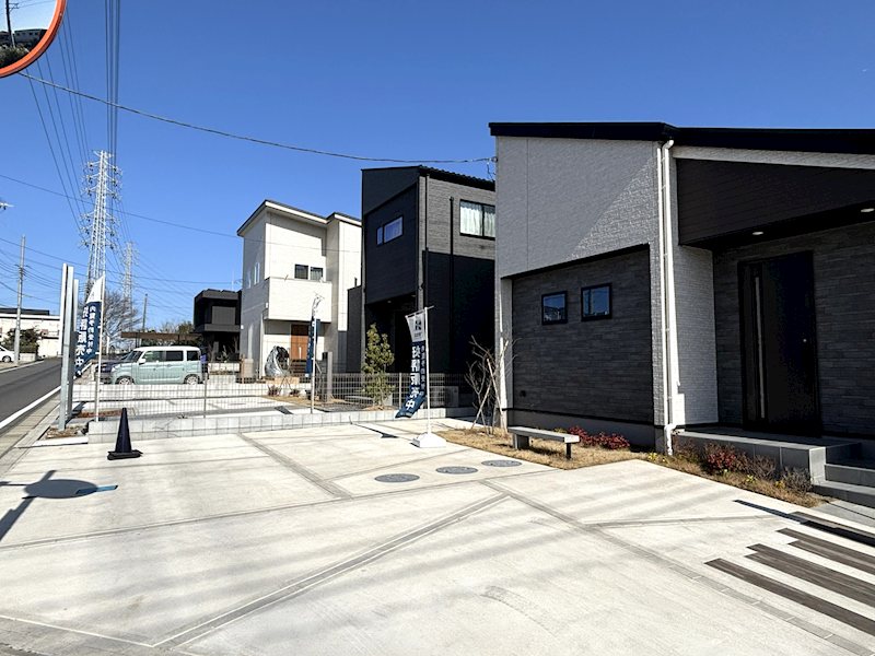 【ザ・ドリームフィールド成田75】ロフト付き平屋建　4号棟 分譲済街並み写真