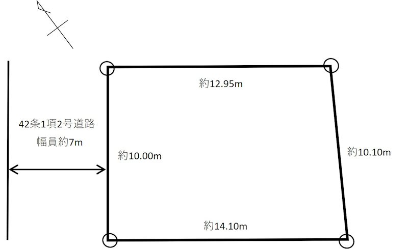 千葉県佐倉市上座 間取図・土地図